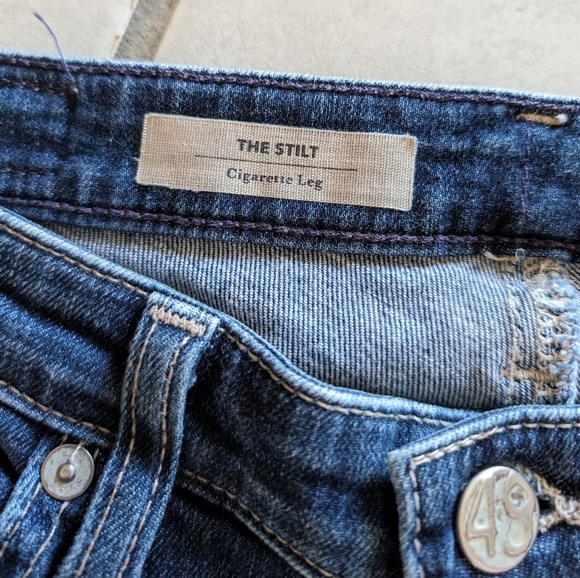 Adriano Goldschmied The Stilt Cigarette Leg Jeans size 25R - Picture 9 of 9